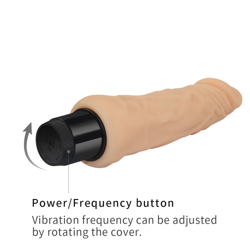 Вибратор реалистичный из кибер-кожи Xtreme Feel Cyberskin Vibrator