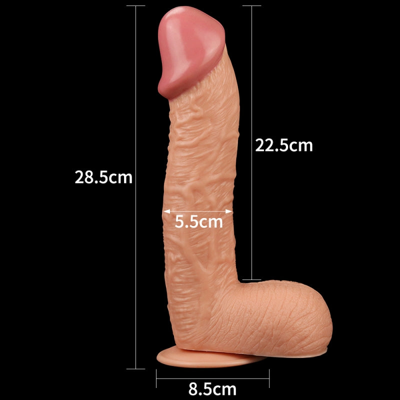 Реалистичный большой фаллоимитатор Legendary King Sized Realistic Dildo 10.5