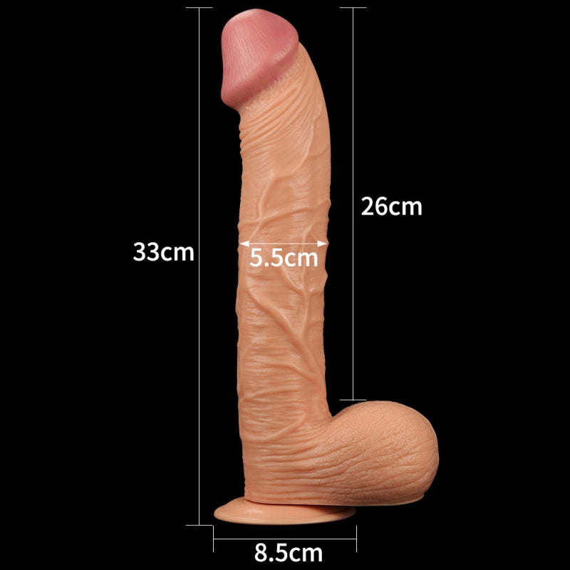 Реалистичный фаллоимитатор на присоске Legendary King Sized Realistic Dildo 12.0