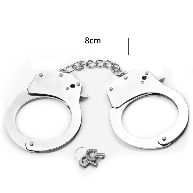 Металлические наручники серебристые Fetish Pleasure Metal Handcuffs