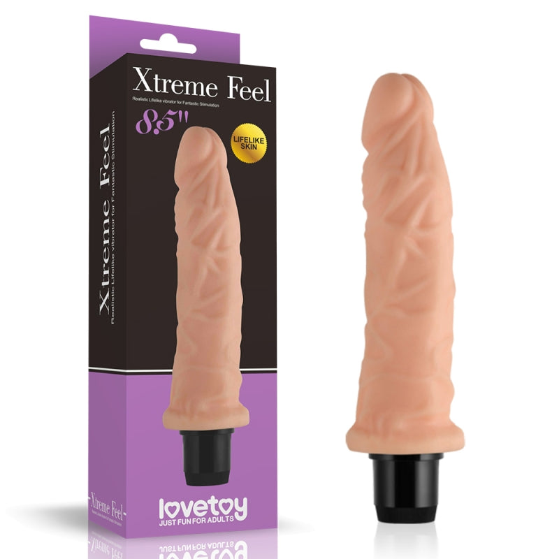 Высокоскоростной вибратор телесного цвета Xtreme Feel Cyberskin Vibrator