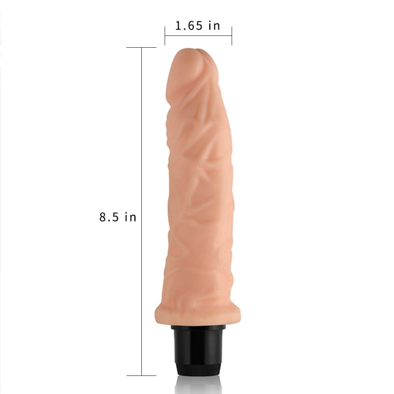 Высокоскоростной вибратор телесного цвета Xtreme Feel Cyberskin Vibrator