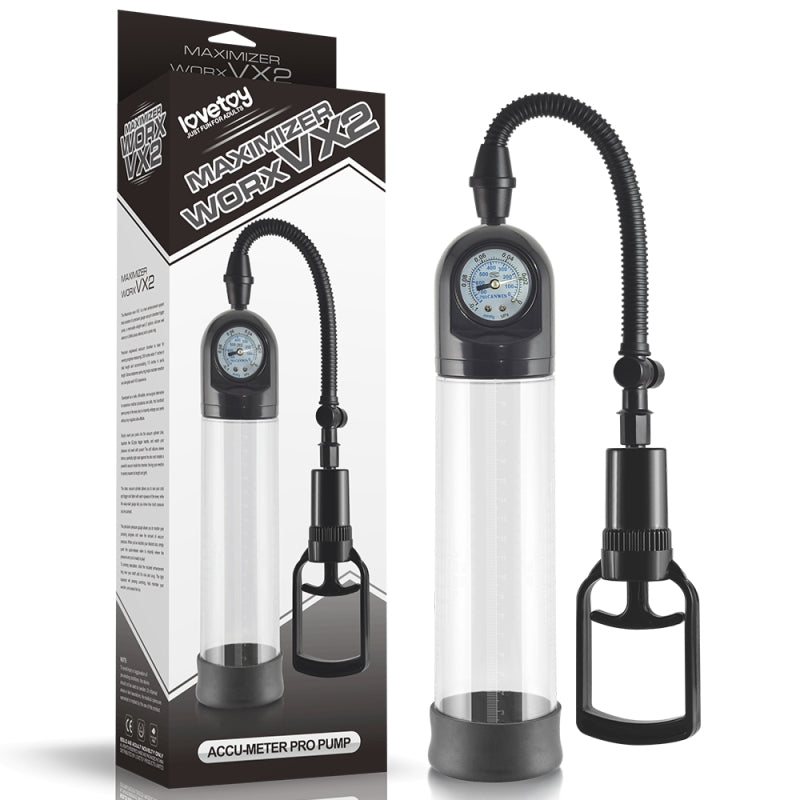 Вакуумная помпа для пениса Maximizer Worx VX2 Accu-Meter Pro Pump