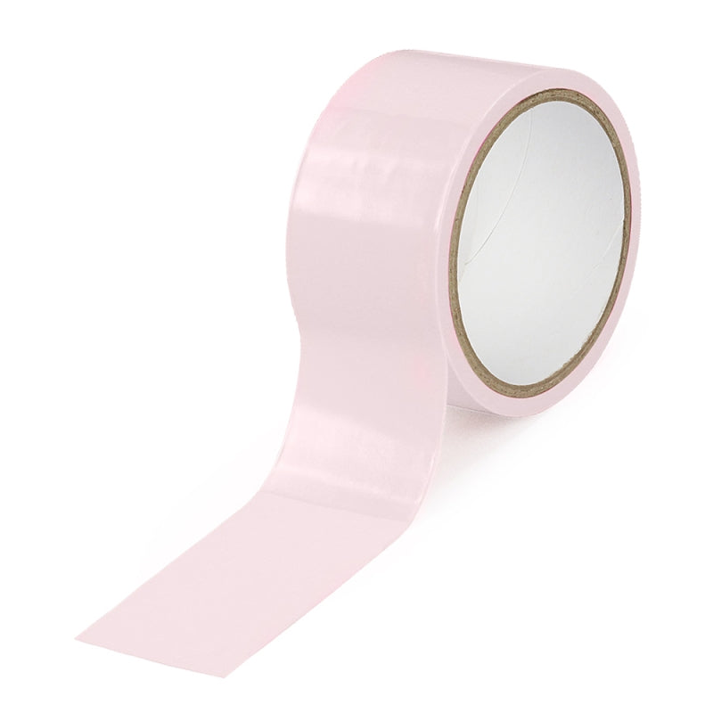 Липкая лента розовая скотч для бондажа Sticky Bondage Tape