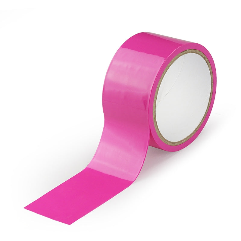 Липкая лента фуксия скотч для бондажа Sticky Bondage Tape