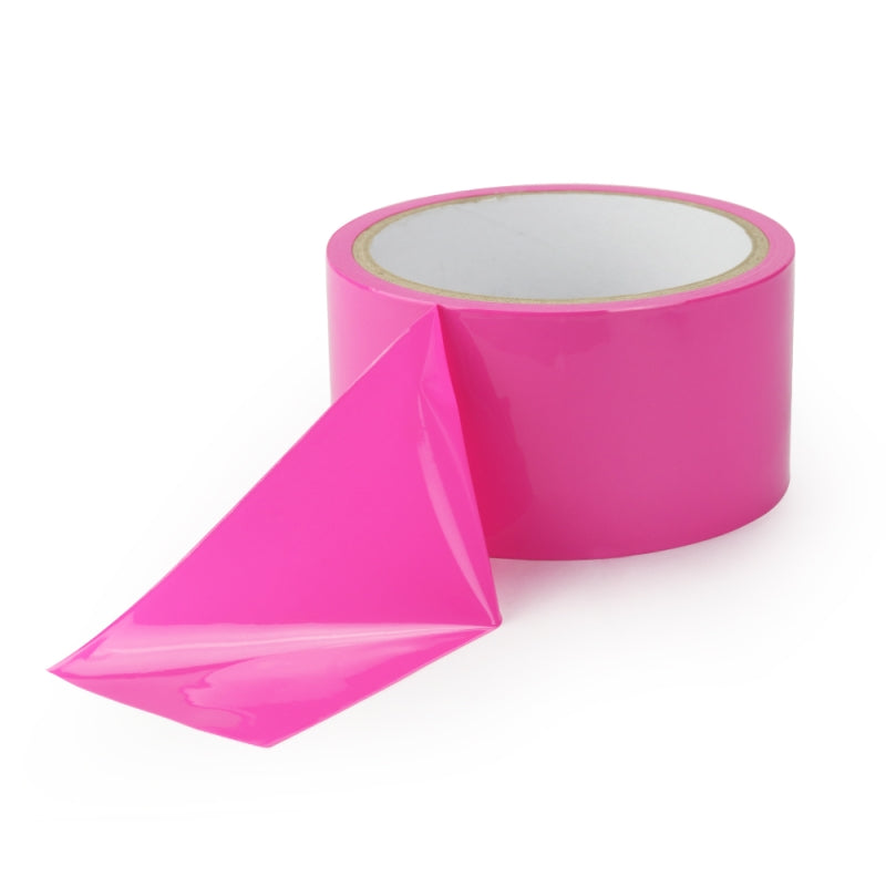 Липкая лента фуксия скотч для бондажа Sticky Bondage Tape