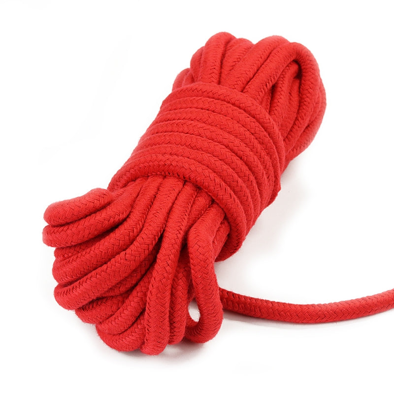 Красная веревка для связывания Fetish Bondage Rope 10 метров