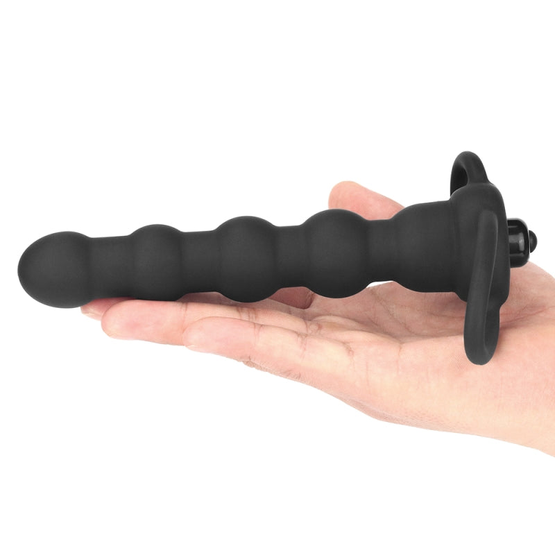 Насадка на член для анальной стимуляции Vibrating Rock Balled Double Prober