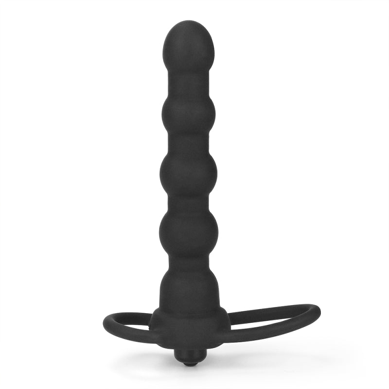 Насадка на член для анальной стимуляции Vibrating Rock Balled Double Prober