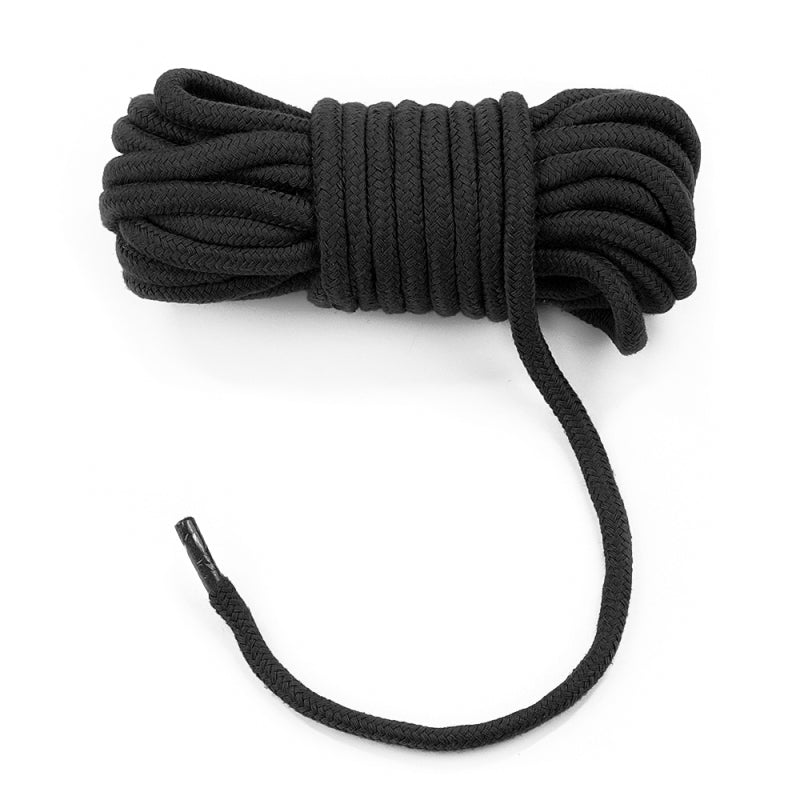 Черная веревка для связывания Fetish Bondage Rope 10 метров