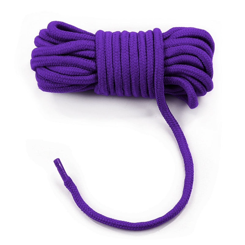 Фиолетовая веревка для связывания Fetish Bondage Rope 10 метров