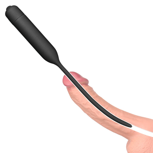 Силиконовый вибро катетр для уретры Silicone Vibrating Urethral Dilator