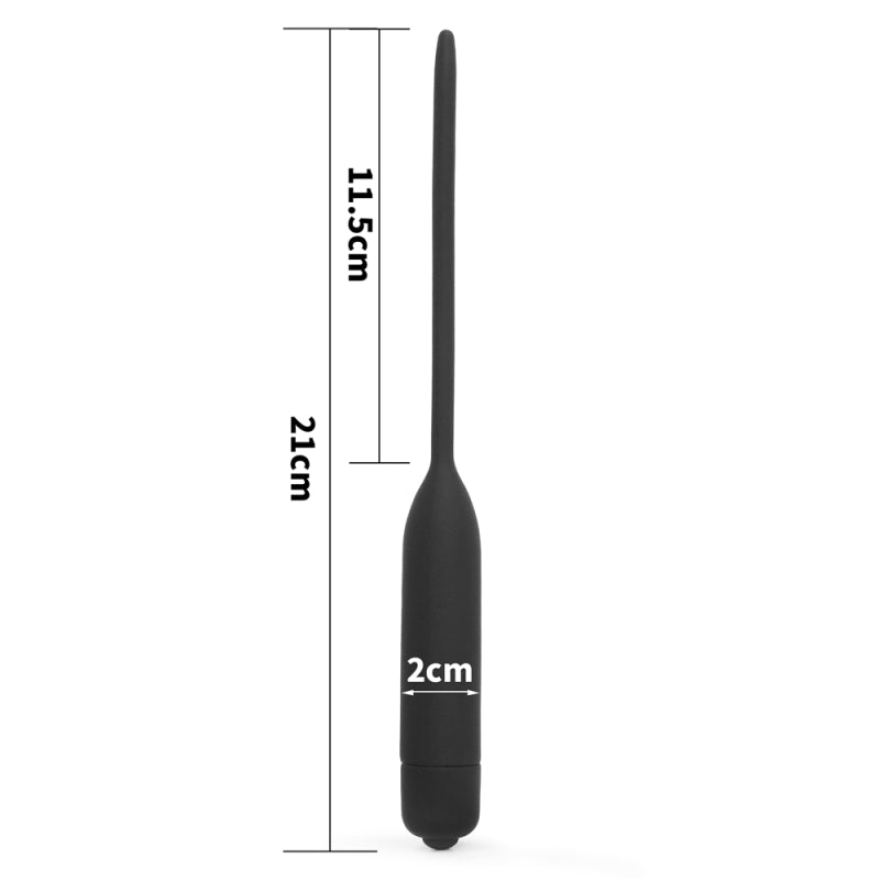 Силиконовый вибро катетр для уретры Silicone Vibrating Urethral Dilator