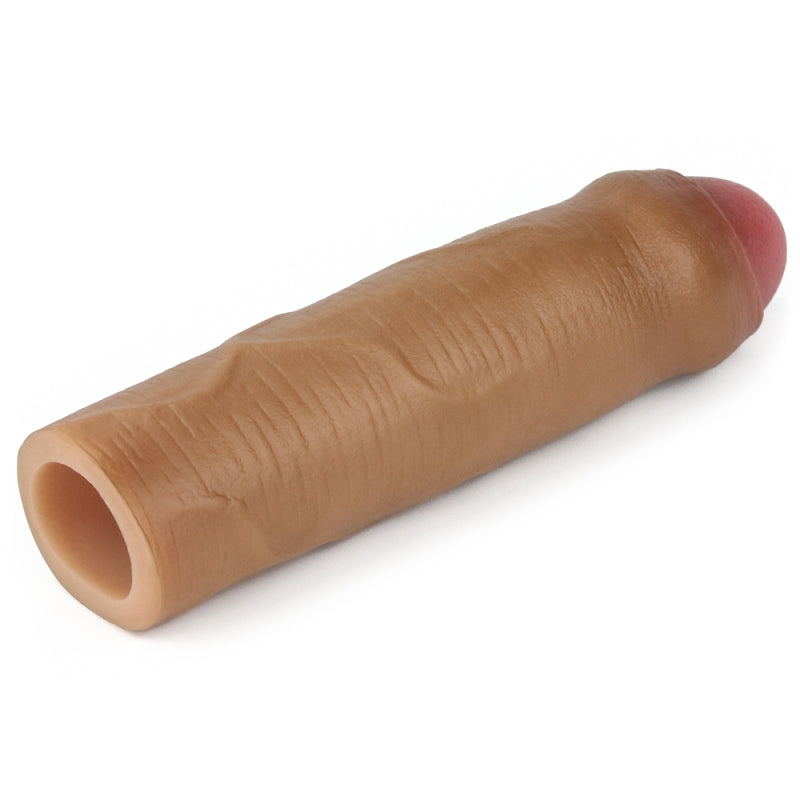 Насадка удлиняющая коричневая Revolutionary Silicone Nature Extender Uncircumcised