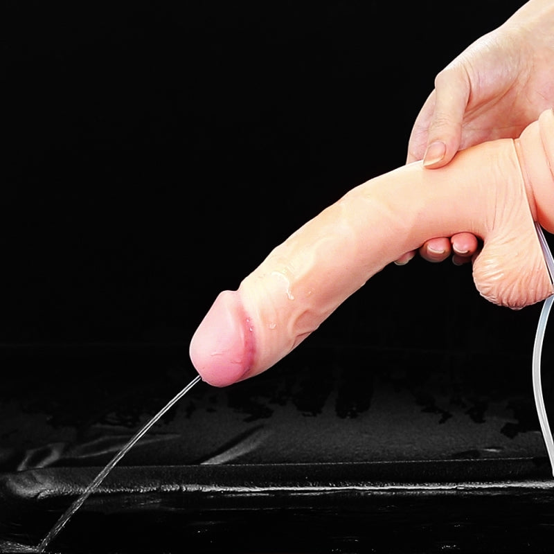 Оргазмирующий фаллоимитатор Soft Ejaculation Cock With Ball