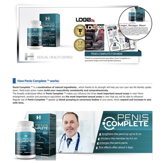 Комплексное средство для мужского здоровья Penis Complete 60шт