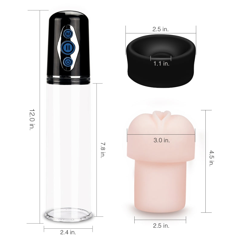 Вакуумная помпа для пениса Maximizer Worx Elite Rechargeable Pump