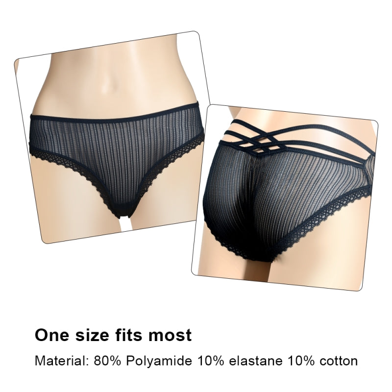 Трусики с вибратором IJOY Rechargeable Remote Control Lace Panty