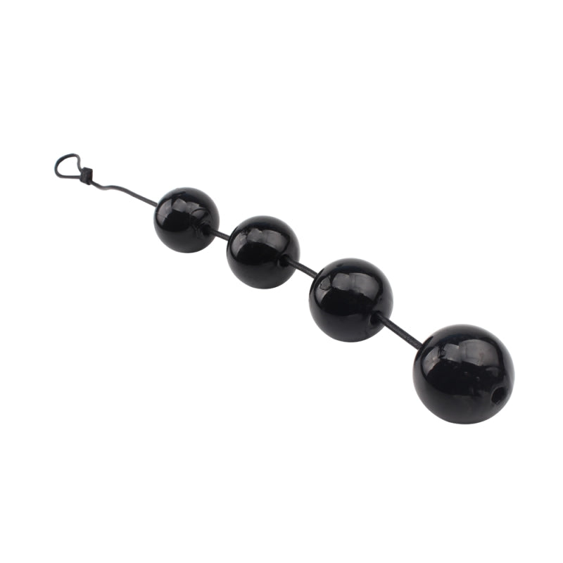 Анальные черные шары на веревочке Anal Balls Large