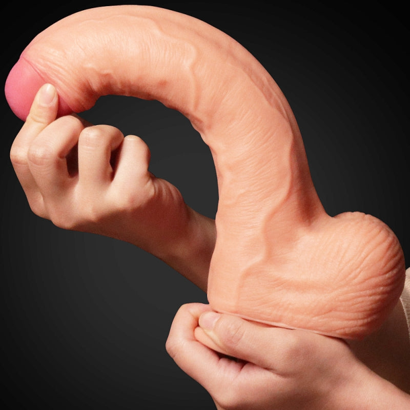 Фаллоимитатор гигант Dual Layer Liquid Silicone Cock 11.0