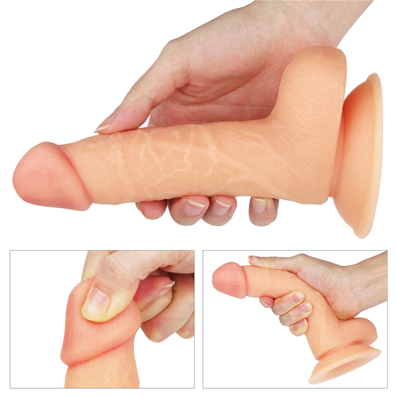 Реалистичный фаллоимитатор на присоске The Ultra Soft Dude 7.0
