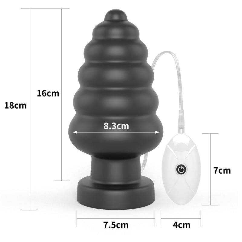 Крупная анальная пробка с вибрацией King Sized Vibrating Anal Cracker