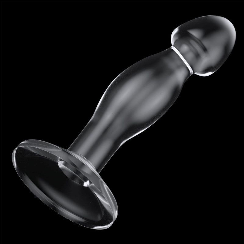 Безупречный прозрачный анальный стимулятор на присоске Flawless Clear Prostate Plug