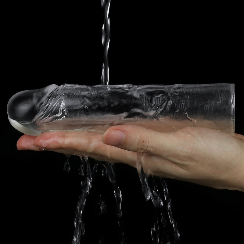 Прозрачная удлиняющая насадка на член Flawless Clear Penis Sleeve плюс 3см