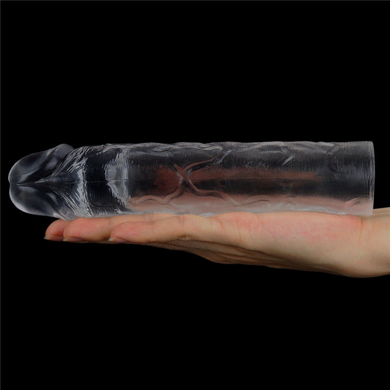 Прозрачная удлиняющая насадка на член Flawless Clear Penis Sleeve плюс 5см