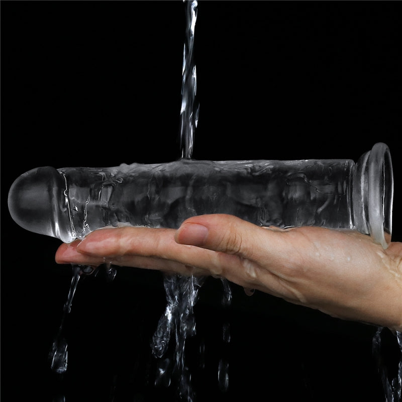 Безупречный прозрачный фаллоимитатор на присоске Flawless Clear Dildo