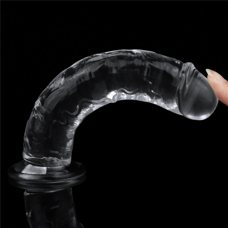 Безупречный прозрачный фаллоимитатор на присоске Flawless Clear Dildo