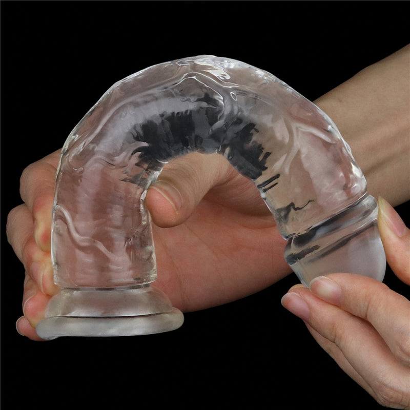 Безупречный прозрачный фаллоимитатор на присоске Flawless Clear Dildo