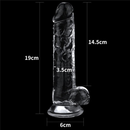 Безупречный прозрачный фаллоимитатор Flawless Clear Dildo