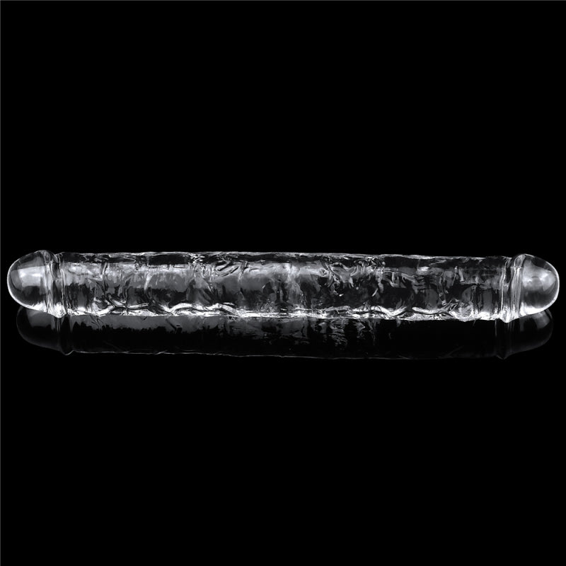 Безупречный прозрачный двойной фаллоимитатор Flawless Clear Double Dildo