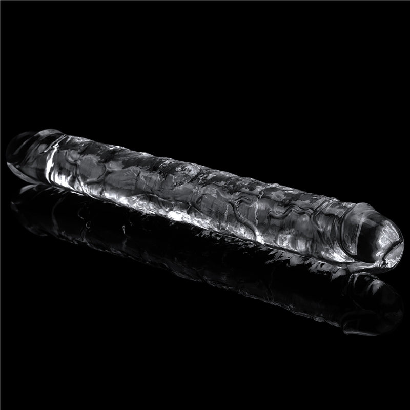 Безупречный прозрачный двойной фаллоимитатор Flawless Clear Double Dildo