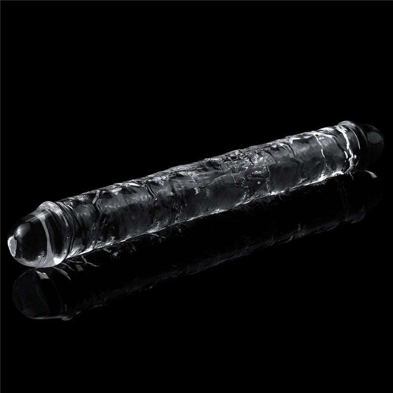 Безупречный прозрачный двойной фаллоимитатор Flawless Clear Double Dildo