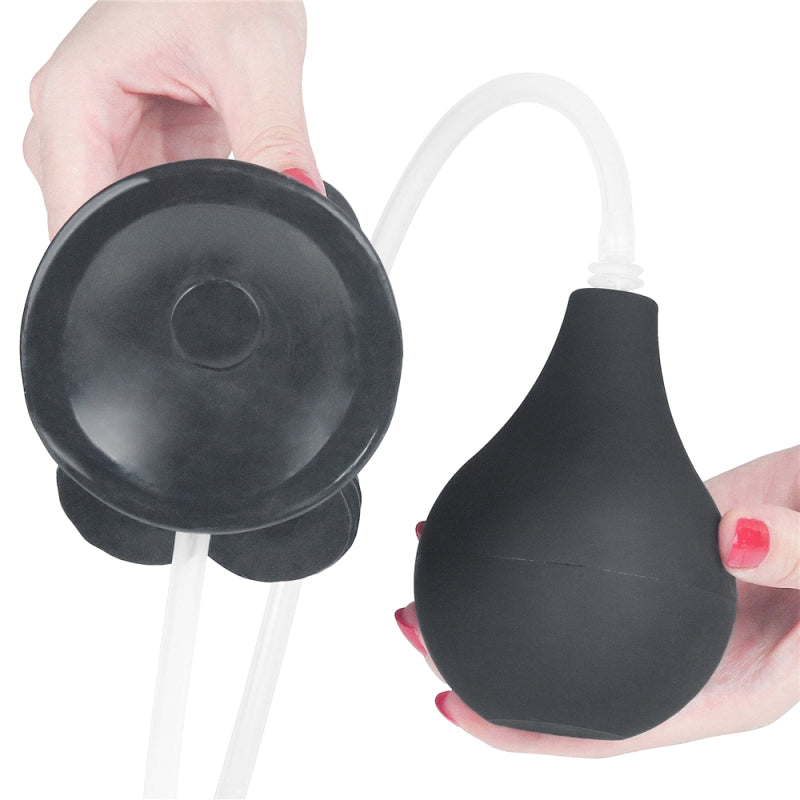 Черный фаллоимитатор на присоске Squirt Extreme Dildo Black 9.0