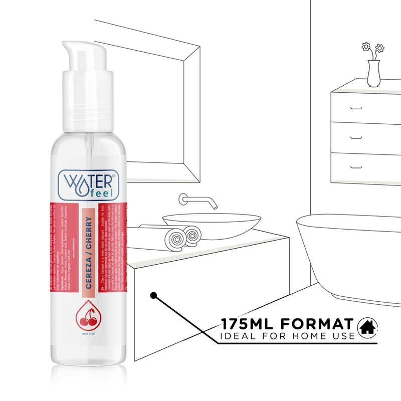 Лубрикант со вкусом вишни на водной основе Waterfeel Lube 175мл