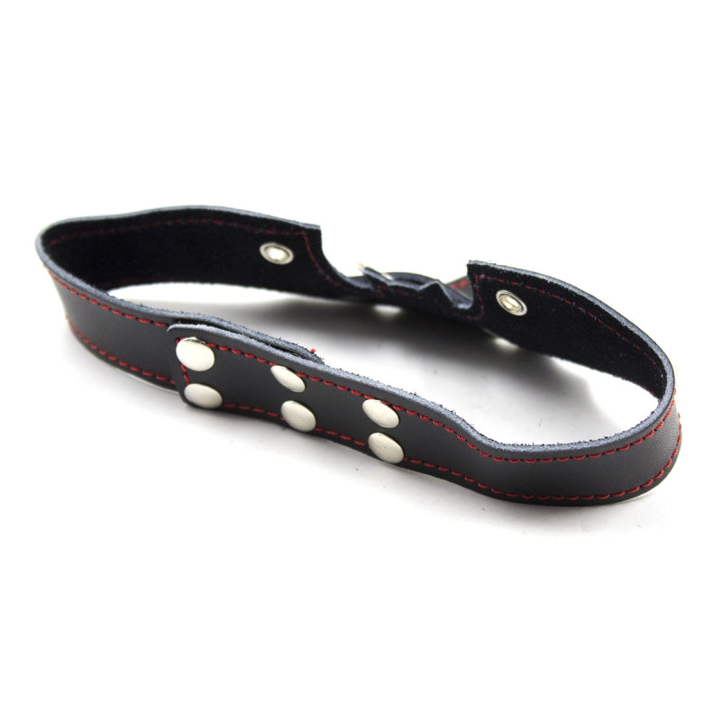 Черный бдсм набор с красной строчкой Luxury Red Line Bondage Kit 7 Pieces