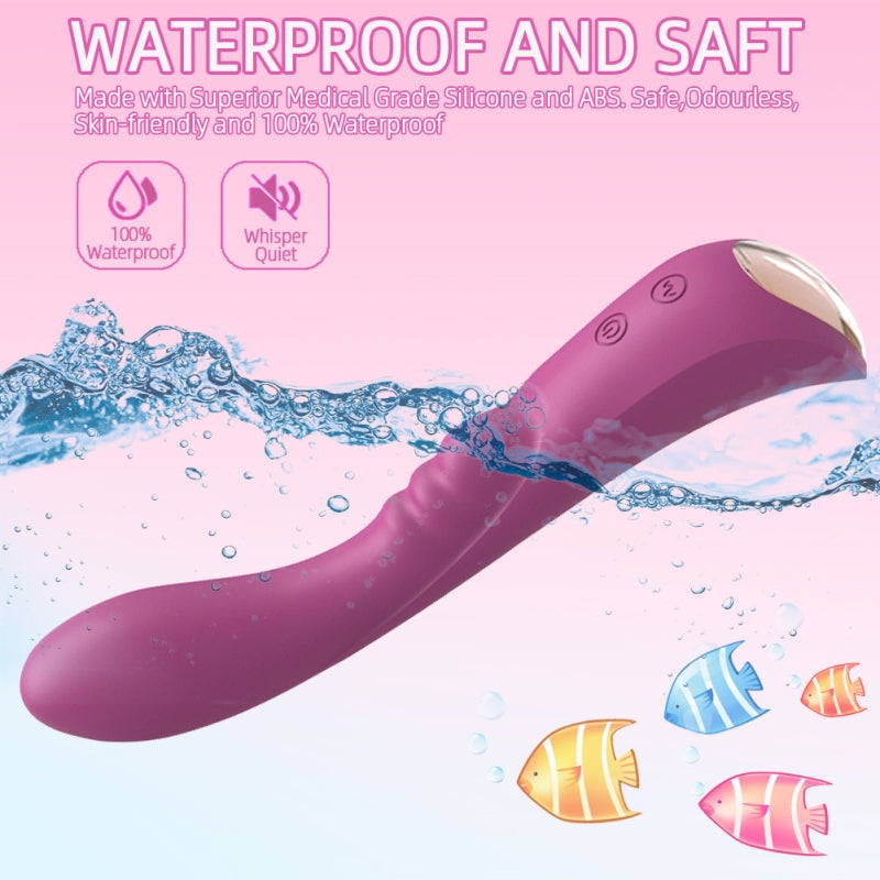 Вибратор для женщин изящной формы G-spot Arouse Purple