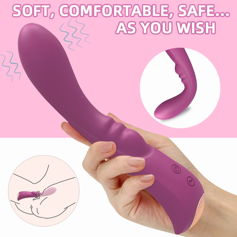 Вибратор для женщин изящной формы G-spot Arouse Purple