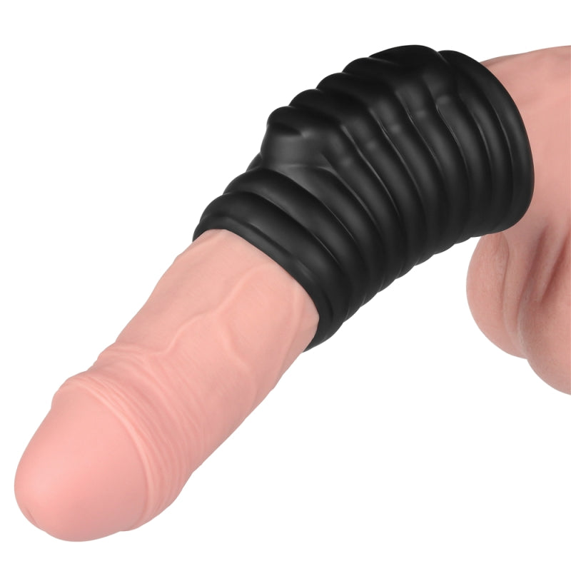 Насадка на пенис Vibrating Wave Knights Ring Black
