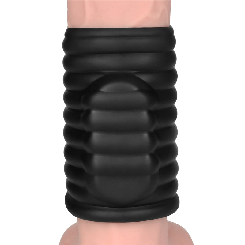 Насадка на пенис Vibrating Wave Knights Ring Black