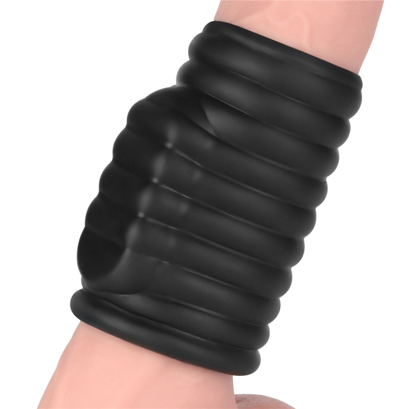 Насадка на пенис Vibrating Wave Knights Ring Black