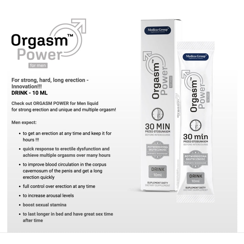 Капли для мужчин Orgasm Power for Men Drink 10мл
