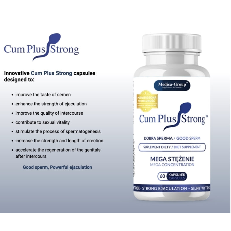Препарат для увеличения количества спермы Cum Plus Strong Capsules 60шт