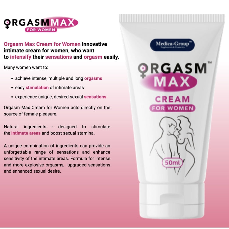 Крем для оргазма Orgasm Max Cream for Women 50мл
