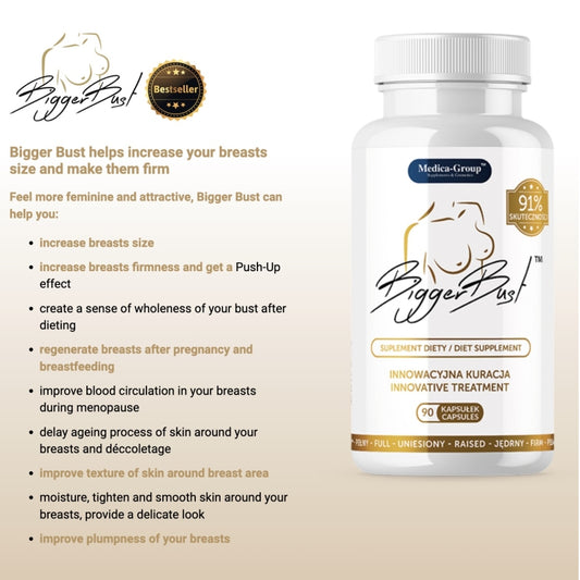 Препарат для увеличения женской груди BiggerBust Capsules 90шт