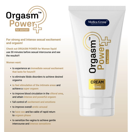 Крем для усиления ощущений Orgasm Power for Women Cream 50мл