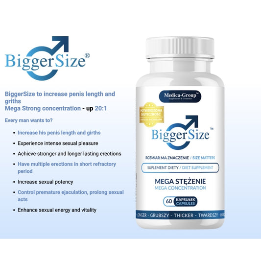 Препарат для увеличения полового члена BiggerSize Capsules 60шт